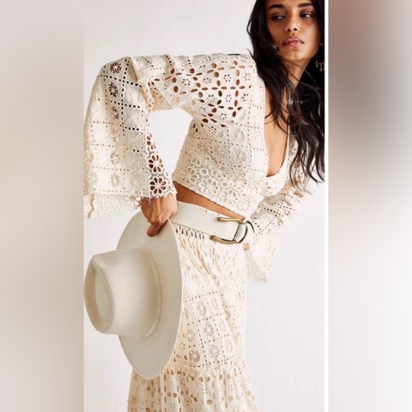 Free People Yesenia Crochet Maxi Skirt Set - Picture 2 of 8